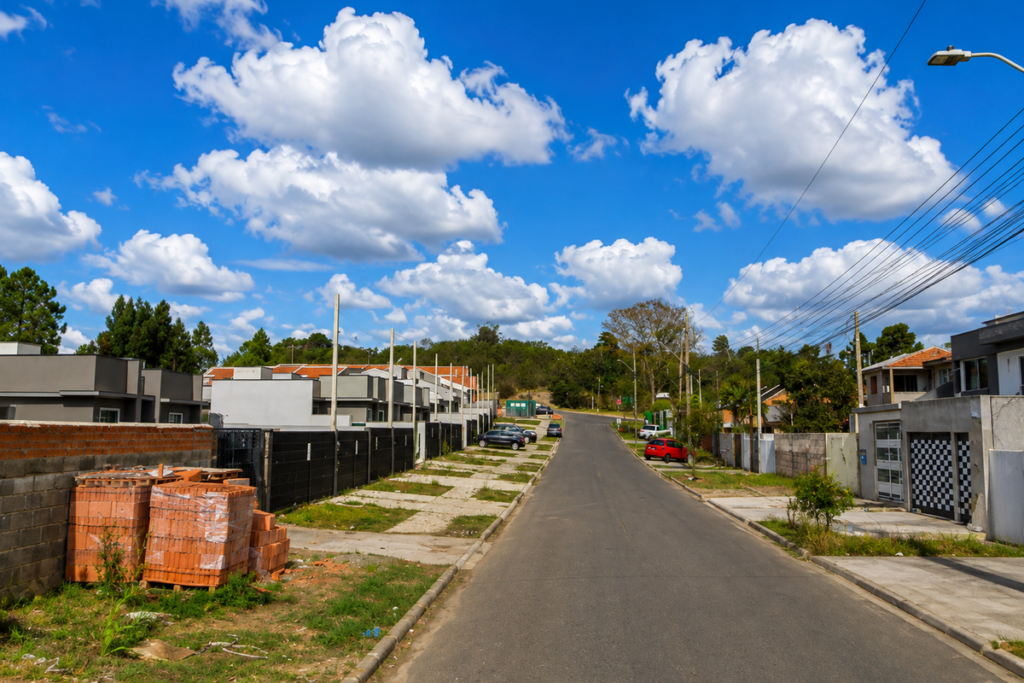Rua Irene Rosseto no Campo de Santana em Curitiba