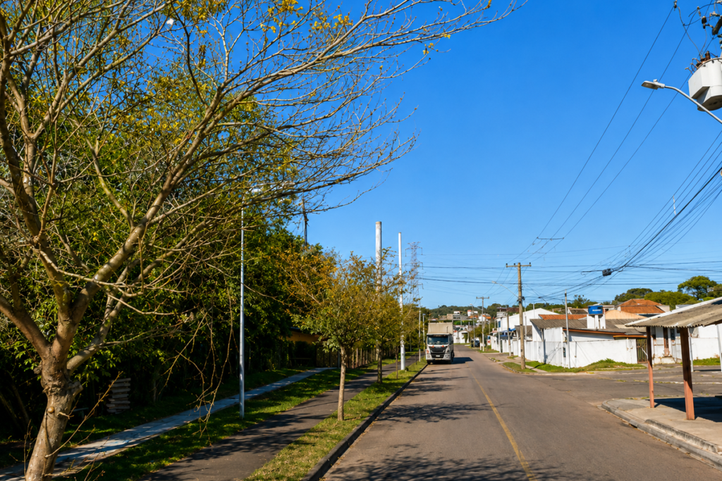 Rua Juarez Távora no Jardim da Ordem em Curitiba