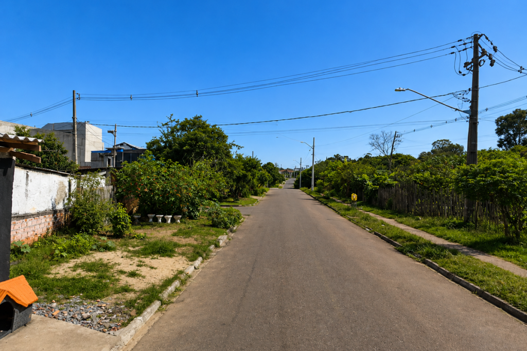 Rua Francisco Raphael Di Lascio no Terra Santa em Curitiba