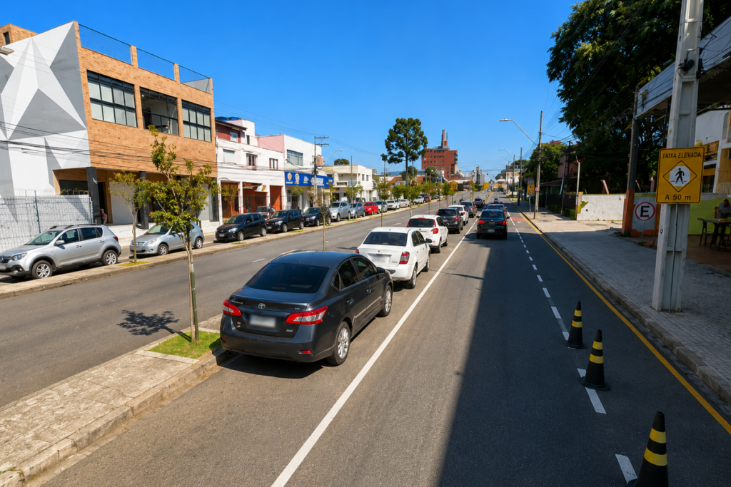 Avenida Paraná em Curitiba