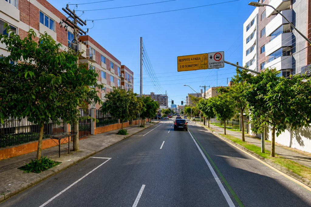 Rua Marechal Deodoro no Centro de Curitiba